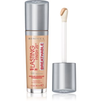 Rimmel Lasting Finish 25H Breathable fond de ten lichid SPF 20