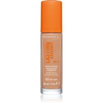 Rimmel Lasting Radiance розяснюючий тональний крем SPF 25 відтінок 103 True Ivory 30 мл