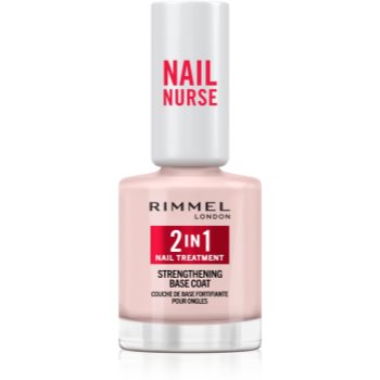 Rimmel Nail Nurse 2-in-1 lac intaritor de baza pentru unghii cu efect de întărire