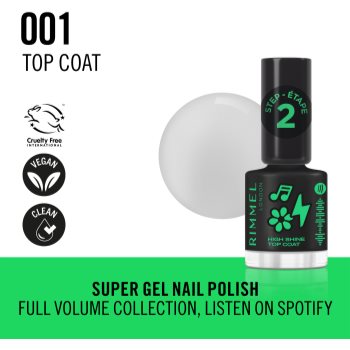 Rimmel x Spotify Super Gel lac de unghii - 1 | YEO