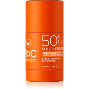 RoC Soleil Protect Sun Stick stick protector pentru zonele sensibile SPF 50+