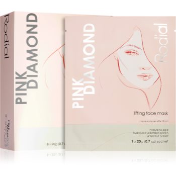 Rodial Pink Diamond Lifting Face Mask mască textilă cu efect de lifting notino.ro