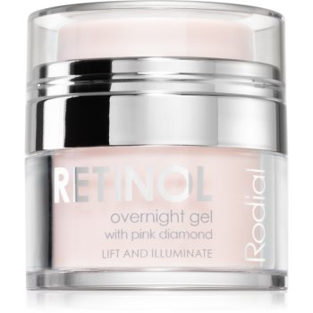 Rodial Retinol Overnight Gel Gel crema de noapte pentru hidratarea si netezirea pielii cu retinol accesorii imagine noua