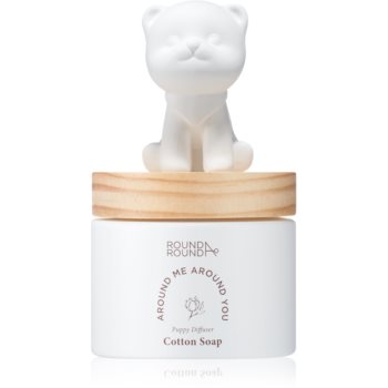 ROUND A‘ROUND Puppy Refreshing Pome – Cotton Soap aroma difuzor cu rezervã Aroma imagine noua