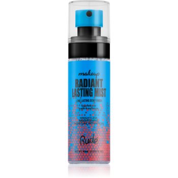 Rude Cosmetics Radiant Lasting Mist spray pentru fixare și strălucire