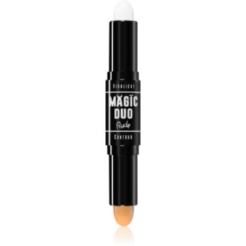 Rude Cosmetics Magic Duo baton pentru dublu contur