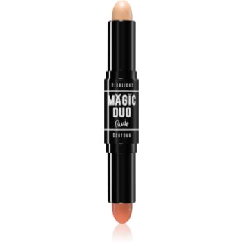 Rude Cosmetics Magic Duo baton pentru dublu contur