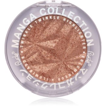 Rude Cosmetics Manga Collection Twinkle Twinkle Highlighter Pudra compacta ce ofera luminozitate