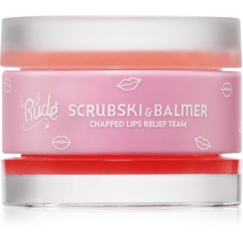 Rude Cosmetics Scrubski & Balmer balsam și exfoliant pentru buze