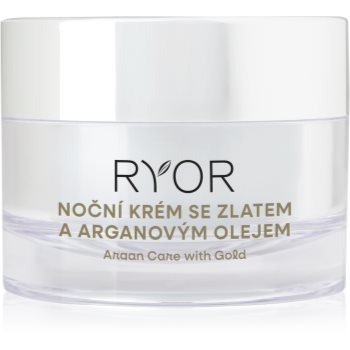 RYOR Argan Care with Gold нічний крем із золотом та аргановою олією 50 мл