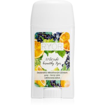 RYOR Grapefruit & Black Currant deodorant cu o eficienta de 48 h