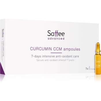 Saffee Advanced Curcumin Ampoules – 7-days Intensive Anti-oxidant Care fiolă – 7 zile de tratament intens cu curcumina notino.ro