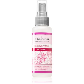 Saloos Floral Water Rose 100% Bio loțiune tonică cu apă florală pentru strălucire și revitalizare Online Ieftin 100%