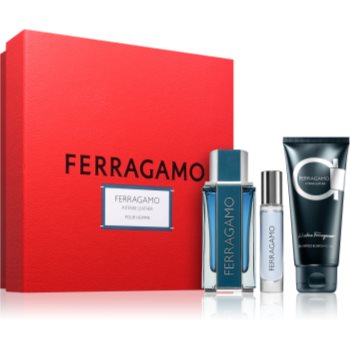 Ferragamo Intense Leather Set set cadou pentru bărbați