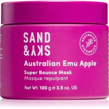 Sand & Sky Australian Emu Apple Super Bounce Mask masca de hidratare si luminozitate faciale