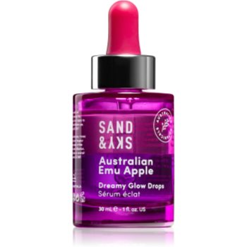 Sand & Sky Australian Emu Apple Dreamy Glow Drops ser bifazic pentru o piele mai luminoasa notino.ro