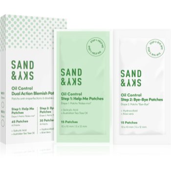 Sand & Sky Oil Control Dual Action Blemish Patches tratament topic pentru acnee