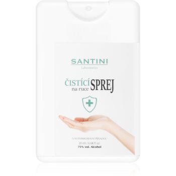 SANTINI Cosmetic Santini spray spray de curățare pentru mâini cu aditiv antimicrobian