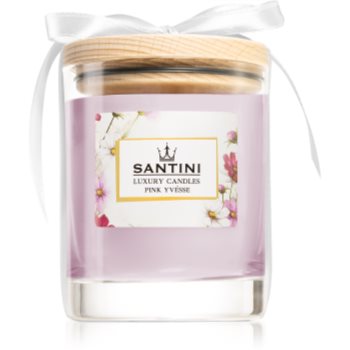 Santini cosmetic pink yvésse lumânare parfumată