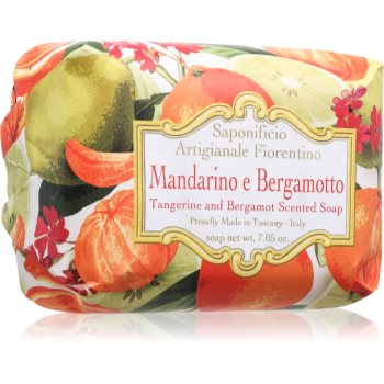 Saponificio Artigianale Fiorentino Tangerine and Bergamot Perfumed Soap Sapun natural