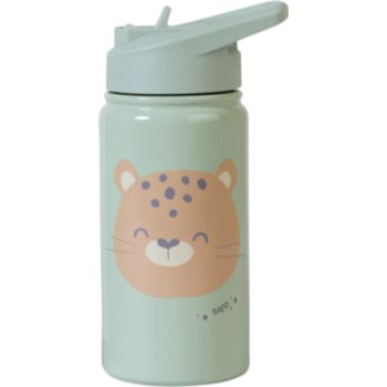 Saro Baby Thermos Bottle with Straw termos cu pai