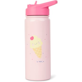 Saro Baby Thermos Bottle with Straw termos cu pai