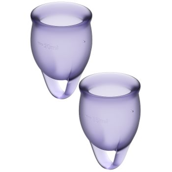 Satisfyer Feel Confident Menstrual Cup cupe menstruale Purple image0