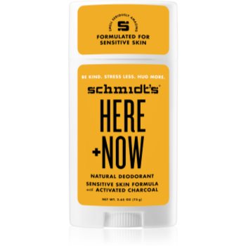 Schmidt\'s Here + Now deodorant stick