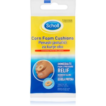 Scholl Foam Coushions Corn pernuță protectoare pe bataturi si negi pe talpa