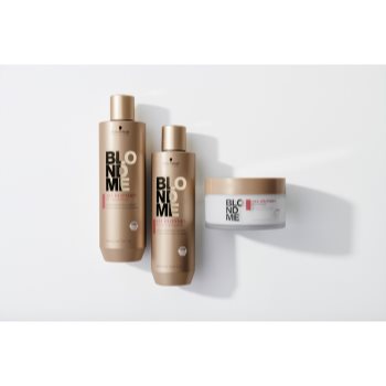 Schwarzkopf Professional Blondme All Blondes Rich balsam hranitor pentru par aspru. - 1 | YEO