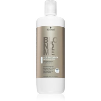 Schwarzkopf Professional Blondme All Blondes Detox șampon detoxifiant pentru curățare pentru parul blond cu suvite