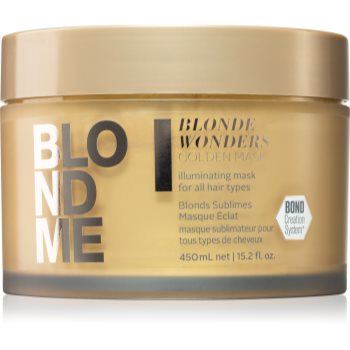 Schwarzkopf Professional Blondme Blonde Wonders Mască nutritivă pentru păr neted și lucios