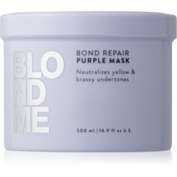 Schwarzkopf Professional Blondme Bond Repair Purple Mask Masca de par neutralizeaza tonurile de galben