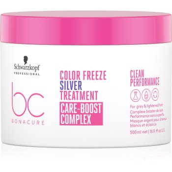 Schwarzkopf Professional BC Bonacure Color Freeze Silver masca intensiva pentru parul blond cu suvite