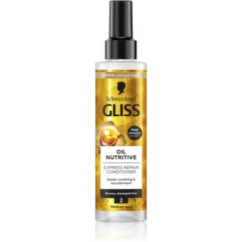 Schwarzkopf Gliss Oil Nutritive balsam regenerator pentru par indisciplinat notino.ro Condiționere și balsamuri de păr
