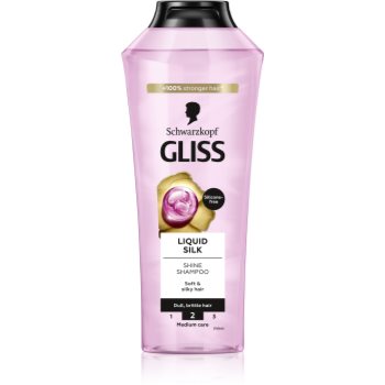 Schwarzkopf Gliss Liquid Silk sampon pentru regenerare pentru intarire si stralucire