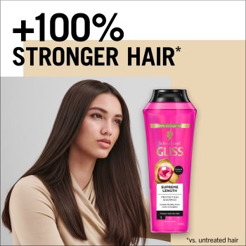 Schwarzkopf Gliss Supreme Length sampon protector pentru păr lung - 1 | YEO