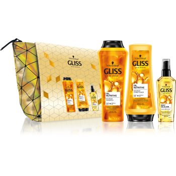 Schwarzkopf gliss oil nutritive set cadou (pentru par foarte uscat si deteriorat.)