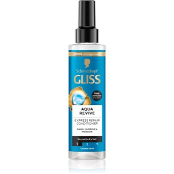 Schwarzkopf Gliss Aqua Revive balsam de păr leave-in pentru styling rapid Spray