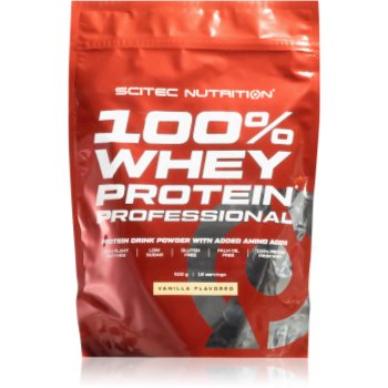 Scitec Nutrition 100% Whey Protein Professional proteine din zer cu enzime digestive