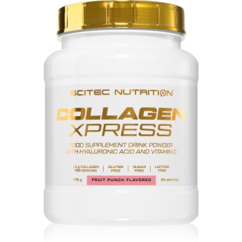 Scitec Nutrition Collagen Xpress pulbere pentru funcționarea corectă a organismului și pentru sănătatea părului și a unghiilor