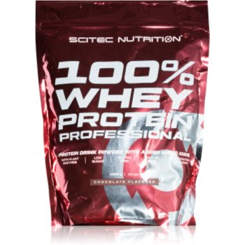 Scitec Nutrition 100% Whey Protein Professional proteine din zer cu enzime digestive