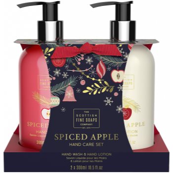 Scottish fine soaps spiced apple hand care set set cadou (de maini)