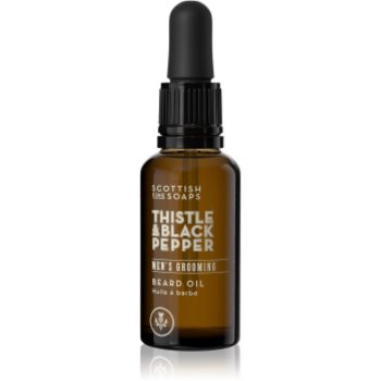 Scottish Fine Soaps Thistle & Black Pepper ulei pentru barba