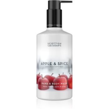 Scottish Fine Soaps Apple & Spice gel de duș pentru maini si corp