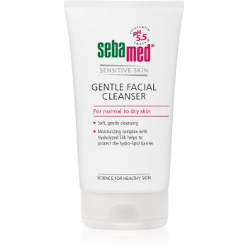 Sebamed Sensitive Skin Lotiune pentru spalare cu efect catifelant faciale