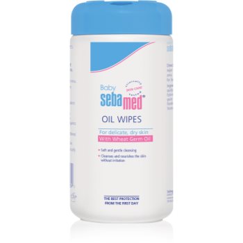 Sebamed Baby Care servetele cu ulei pentru bebelusi