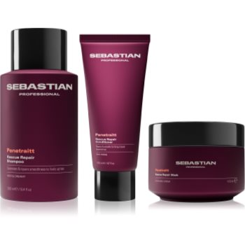 Sebastian Professional Penetraitt Bundle set pentru par degradat sau tratat chimic - Sellmag.ro
