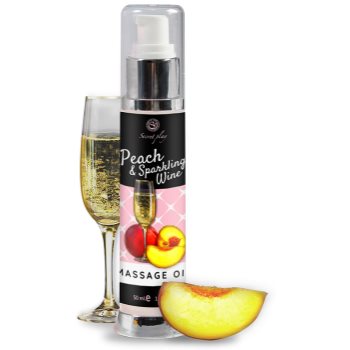 Secret play Peach & Sparkling Wine ulei de masaj accesorii imagine noua