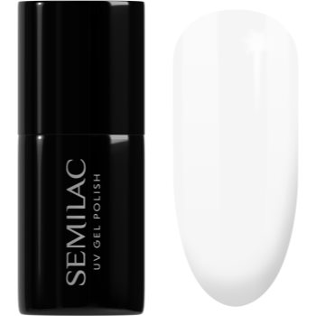 Semilac UV Hybrid Black & White lac de unghii sub forma de gel